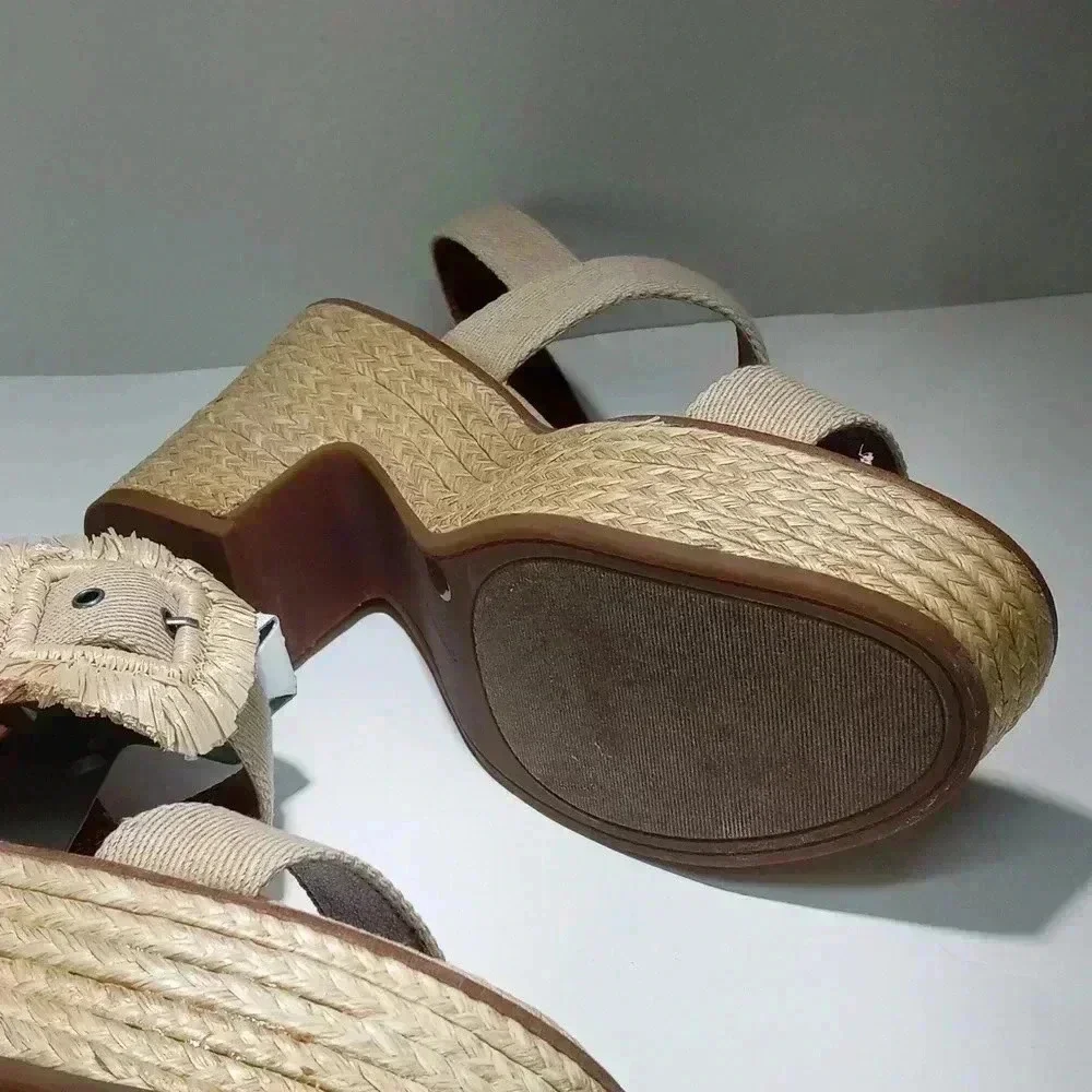 Lucky brand women's Yidris Espandrille platform sandal Healed